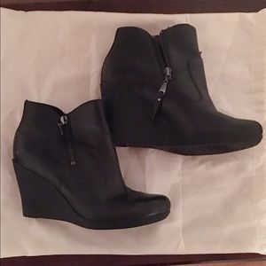 UGG black booties (never worn)